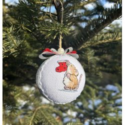 Christmas Tree Ornament Little Mouse