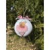 Hand-Embroidered Ballerina Mouse Christmas Ornament