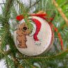 Christmas Tree Ornament  Teddy bear with a lantern