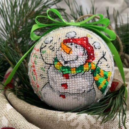 Christmas Ornament Happy Snowman