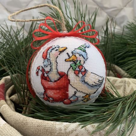 Christmas Geese Decoration