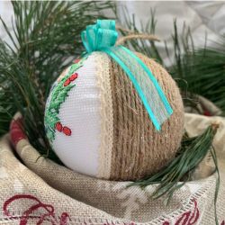 Weihnachtskugel Glückliche Kinder