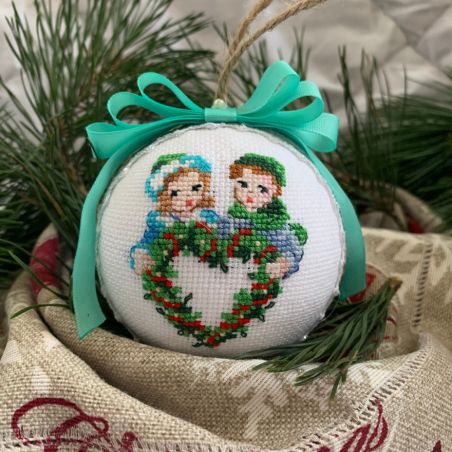 Weihnachtskugel Frohe Weihnachten