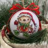 Christmas Ornament Bird with a gift