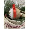 Christmas ornament Boy on a sleigh