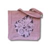 Flowers Tote Bag, burgundy