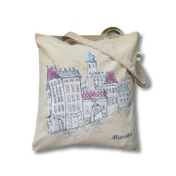 Tote bag Fairytale town