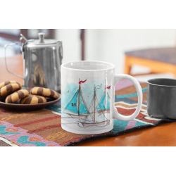 Segelboot Tasse