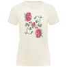 Damen Baumwoll T-Shirt Magnolien