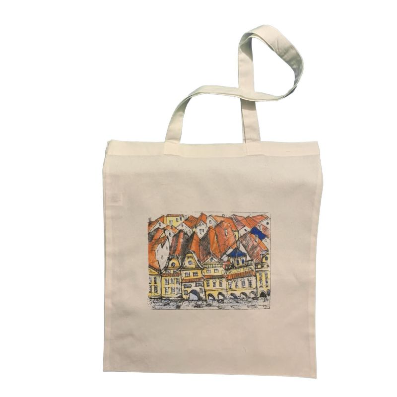 The Red roofs Tote Bag