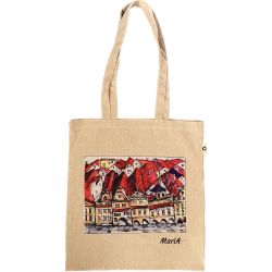 The Red roofs Tote Bag