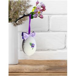 Hand-embroidered Easter decoration Lamb
